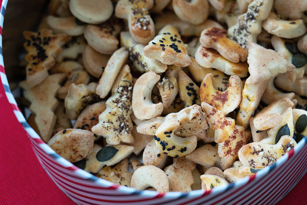 Sós aprósüti karácsonyi formákkal